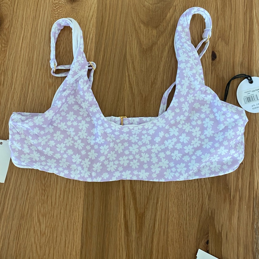 BSWIM Frances top size Large ( runs small )  in lilac BNWT